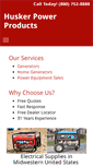 Mobile Screenshot of huskerpowerproductsne.net