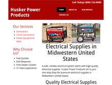 Tablet Screenshot of huskerpowerproductsne.net